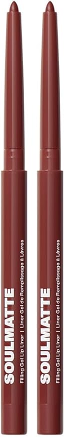 MORPHE Soulmatte Gel Lip Liner - Creamy Lip Pencil with a Matte Formula - Precision Contour Pencil with Sweet Almond & Tea Seed Oil for Long-Lasting Definition - Other Half (0.007 oz) (Pack of 2)