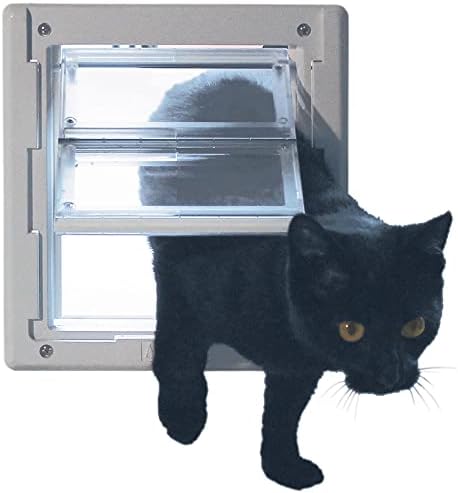 Ideal Pet Products Air Seal Pet Door | Telescoping Frame, Small, 6.63" x 7.25" Flap Size