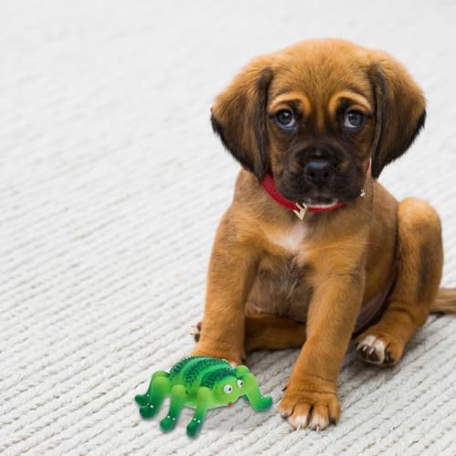 Abaodam Squeaky Latex Dog Toy Small Puppy Teething Chew Toy for Dogs and Cats Spider and Ladybug Figurine Interactive Pet Plaything for Chewers