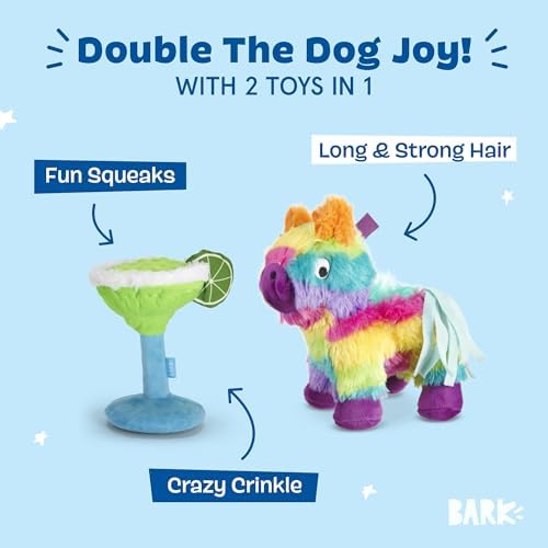 BarkBox Fiesta Party Bundle Interactive Plush Dog Toy Set