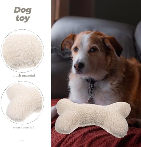 ABOOFAN Cute Dog Chewing Toy Interactive Squeaker Dog Toy for Puppies Soft Washable Material for Reducing Boredom and Destructive Behavior Lightweight Design