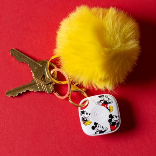 Life360 Tile - Mickey Mouse - Bluetooth Tracker, Keys Finder and Item Locator for Keys, Bags and More. Phone Finder. Both iOS and Android Compatible. 1-Pack (White)