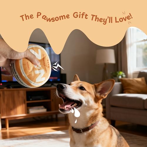 Nocciola ZN Funny Cool Dog Toy with Squeaker & Crinkle, Hilarious Blue Soft Squeaky Plush Stuffed Cute Puppy Accessories for Small Medium Large Breed, Party Birthday