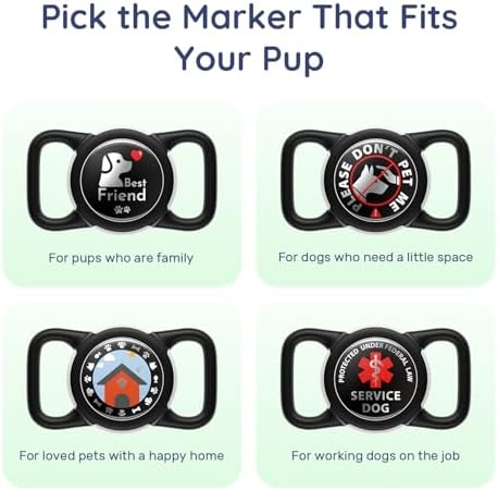 Waterproof AirTag Holder for Dog Collar, Soft Slide-On Dog AirTag Holder | Full-Body Protection, No-Dangle Fit, Ultra-Durable, Lightweight, Tool-Free Installation, Fits Dog & Cat Collars
