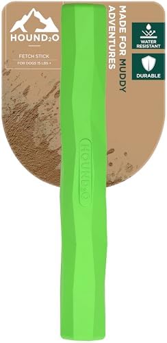 Playology Hound2O Fetch Stick Dog Toy - Outdoor Dog Toy - Green