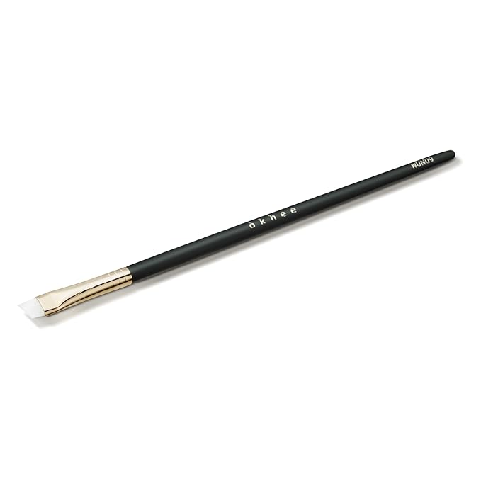 SOO ADOR okhee Eye Brow Brush NUN09 – Professional Korean Makeup Brush for Natural Brow Shaping, Precision Filling & Base Brow Definition