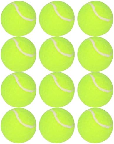 2Inch-Tennis Ball Throwing Refill for Automatic Ball Launcher, Interactive Dog Toys Pet Ball Suitable for Small Dogs Indoor Outdoor Thrower Machine(12PCS Tennis Balls only)