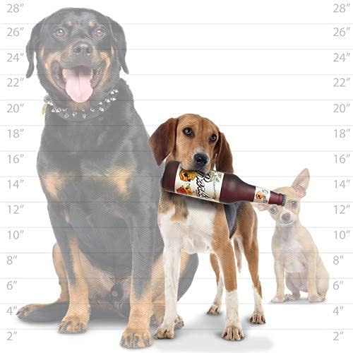 Tuffy® - Silly Squeakers® : 2 Pack Beer Bottle Dog Toy: Squeaky Dog Toy , Washable and Floats , Vinyl