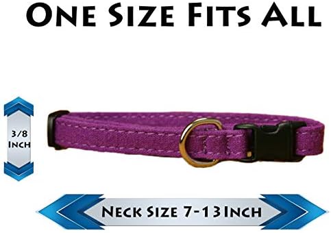 Hemp Cat Collars (Plum)