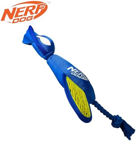 Nerf Dog Large Nylon Launching Duck/Blue/Green