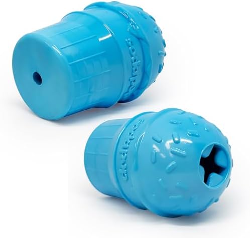 SodaPup Ice Cream Cone – Durable Dog Treat Dispenser & Chew Toy Made in USA from Non-Toxic, Pet Safe, Food Safe Natural Rubber Material for Mental Stimulation, Problem Chewing, Calming Nerves, & More