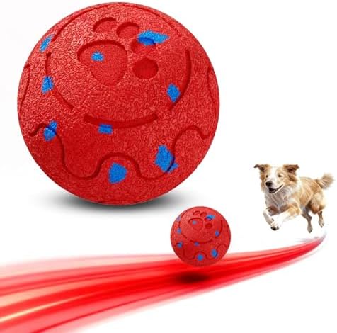 Interactive Dog Ball Toy, Automatic Moving & Rolling Dog Toy Motion Activated Smart Dog Toy Ball for M/L Dogs, USB Rechargeable, E-TPU Pet Toy for Indoor & Outdoor Dogs
