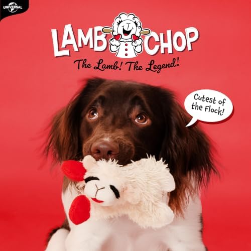 Multipet Lamb Chop Dog Plush Toy - Squeaky Toy for All Dogs - Extra Soft Plush - Stuffed Animal Dog Toy for Cuddling & Playing - Cute Pet Toy (6", Cream)