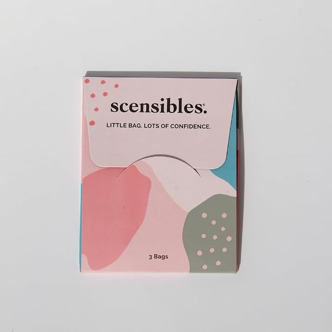 Scensibles Disposal Bags (Travel Pack, 3 Bags per Pack, Set of 10) - For Tampons, Liners, Condoms & More - Compact, Discreet & Odor-Reducing Solution