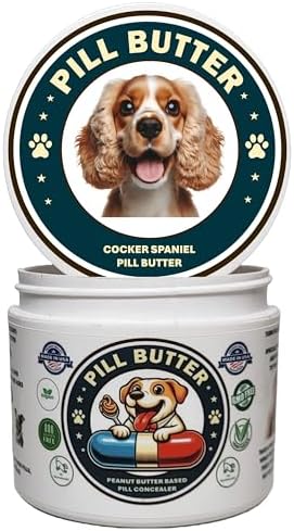 Peanut Butter Dog Pill Wrap - Cocker Spaniel Label