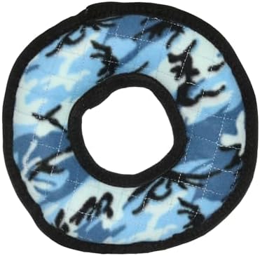 TUFFY Ultimate Ring, Durable Dog Toy (Regular, Camo Blue)