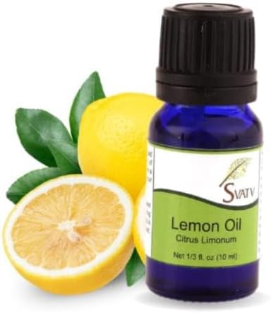 Lemon Essential Oil Therapeutic Grade Aromatherapy Oils Fragrance Oil for Diffuser Yoga Massage & DIY Personal Care 10 ml