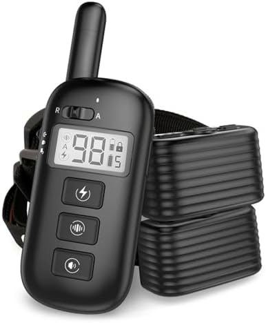 Smart Automatic Bark Stopper, 600M Remote Control Dog Trainer Pet Supplies, USB Rechargeable with LCD Display, 3 Modes, Suitable for All Dogs