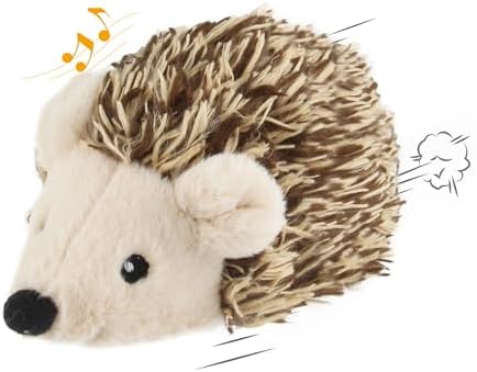 Gigwi Interactive Cat Toys for Indoor Cats, Cat Hedgehog Toy with Electronic Realistic Squeaky Sound