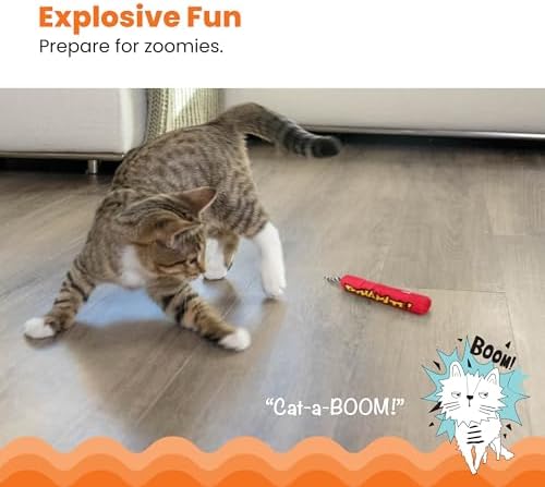 Catstages Green Magic Dynamite Stick Catnip Cat Toy,(Pack of 2)