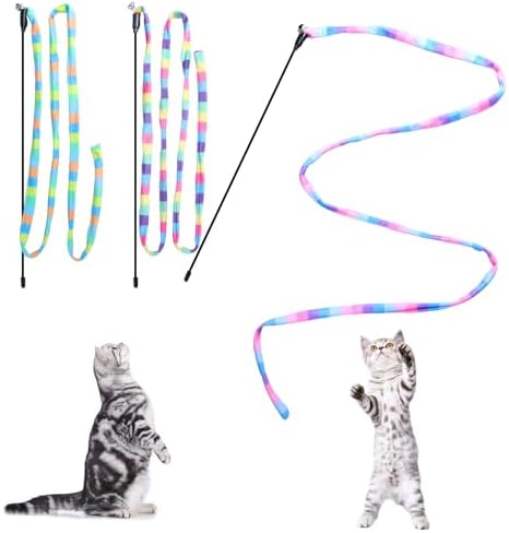 Cat Wand Toys Interactive Kitten Toys-3 Packs