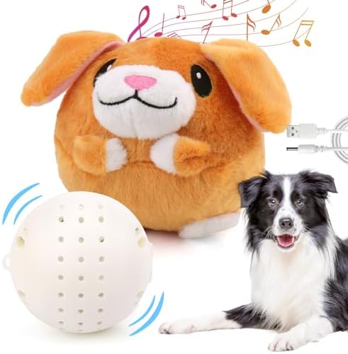 Mity rain Interactive Dog Toys with Thicken Plush, Moving Dog Toy