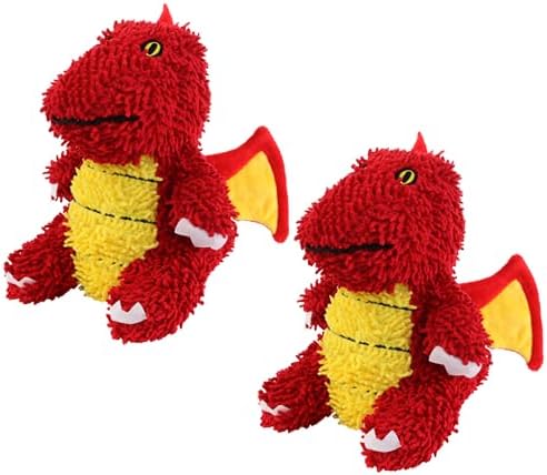 MIGHTY® 2 Pack Microfiber Medium Dragon Dog Toys