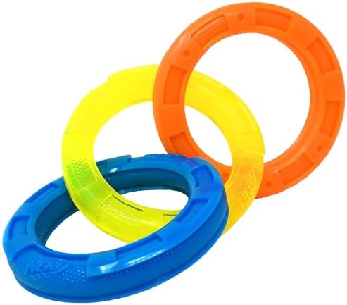 11.5in 3-Ring TPR Tug - Blue, Green & Orange