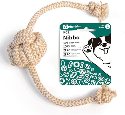 Puppy Chew Toys for Teething, Interactive Rope Toys for Small and Medium Dogs, Fun Chew Rope for Training, L Size