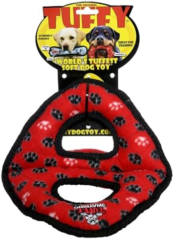 TUFFY® 2 Pack Ultimate 3Way Ring Ultra Durable Plush Dog Toys