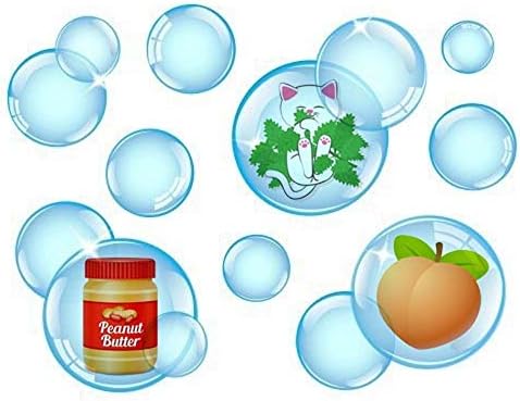 Pet Qwerks Incredibubbles Interactive Pet Toys - Long Lasting Edible Bubbles for Dogs & Cats - Peanut Butter Flavor - 38 ML, All Breed Sizes (Pack of 2)