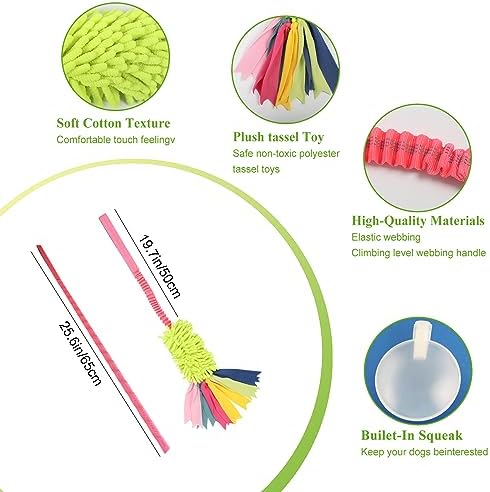 wodoca Dog Tug Toys - Aggressive Chewer Rope Toy for Large Dogs