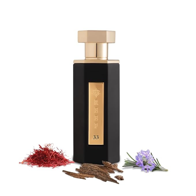 Reef Perfumes Luxury Unisex, Men's & Women's Perfume - Eau de Parfum 100ml (3.4oz) - Bold Long-Lasting Arabic-Inspired Scents (3.4, Reef 33)