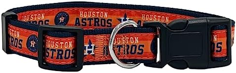 MLB DOG COLLAR. - 29 Baseball Teams available in 4 Sizes. Heavy-Duty, Strong & Durable Pet Collar. - MLB Licensed PET COLLAR.
