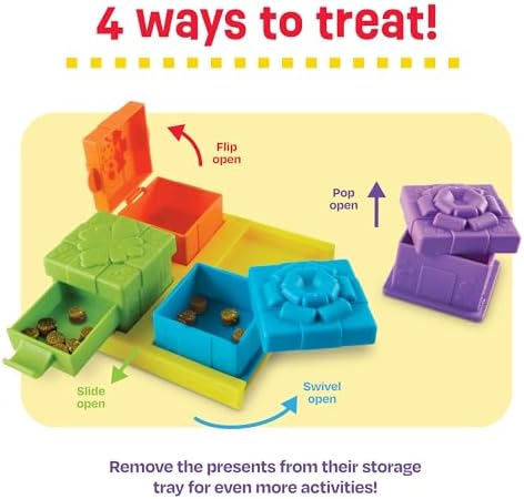 Brightkins Surprise Party Treat Puzzle - Enrichment Puzzls Toys for Dogs, Interactive Gifts for Puppies