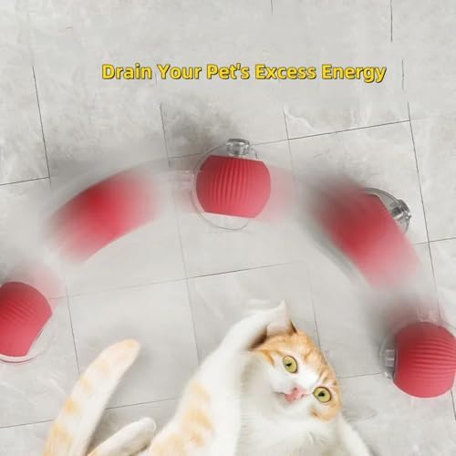 Smart Electric Interactive Pet Toy - USB Rechargeable Bounce Ball for Dogs (Grey-A)