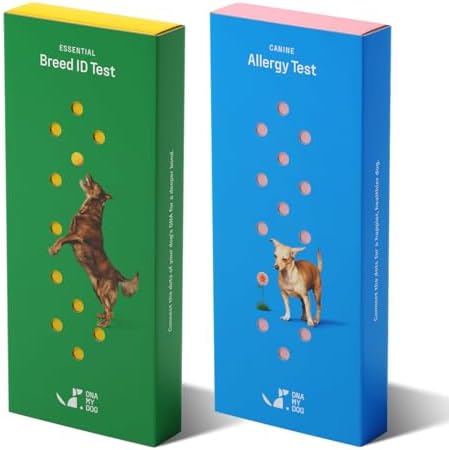 DNA MY DOG – Ultimate Health & Breed Bundle | Canine Allergy Test (120+ Allergens) & Breed ID Test (350+ Breeds) | Non-Invasive Cheek Swab, Fast Results, Detailed Reports & Personalized Tips