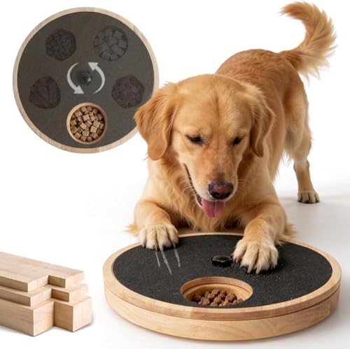 Zenflux Dog Nail Scratch Board with Treat Box for Claw Care