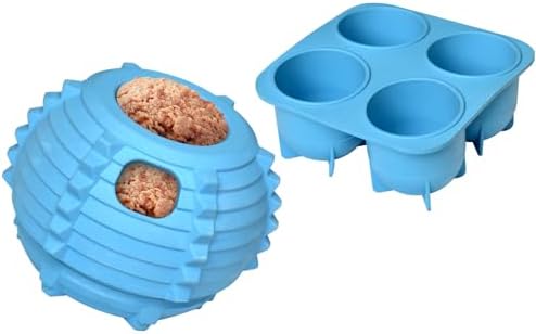 XHX Dog Toy to Keep Your Pup Busy and Distracted - Safe for Dogs - Low-Mess Design - Dog Toys for Medium and Large Dogs 25-75 lbs(Blue, M)