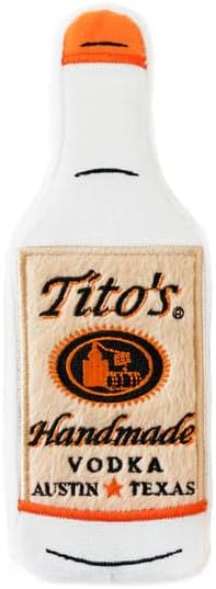 Tito's Dog Toy Bottle Squeaker Chew Toy