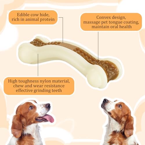 Libima 6 Pcs Dog Chew Toys for Aggressive Chewers, Fresh, Small