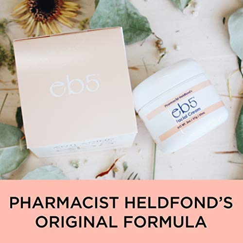 eb5 Anti-Aging Face & Neck Cream with Synergex Formula for Men/Women | Alleviates Appearance of Fine Lines & Wrinkles | Vitamin E, A, B5, Oat Kernel Complex | 2 Oz