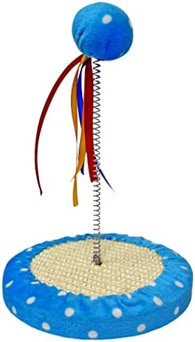 Small Cat Scratcher Toy Tree with Ball (9.75-Inch)