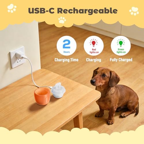 Interactive Dog Toys, Automatic Moving and Rolling Dogs Toy with Rope for Medium Large Dogs, Motion-Activated Dog Ball to Keep Them Busy(Orange)