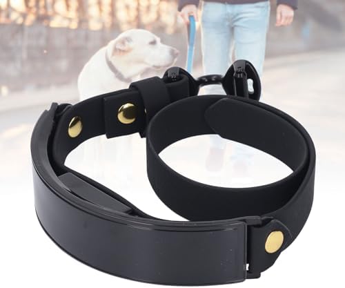 LED Dog Collar, Light Up Dog Collar with Smart DIY Screen, Rechargeable Glowing Collar, in The Dark Pet Necklace for Night Walking, High Visibility & Fashionable (Red Light)