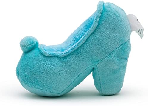 Disney Dog Toy, Cinderella Slipper Replica Light Blue Pet Toy, Plush