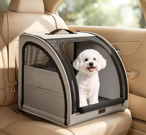 Car pet Carrier for Smart Fortwo C450 1998-2006，Portable and Foldable, with a Maximum Weight Capacity of 15 kg.