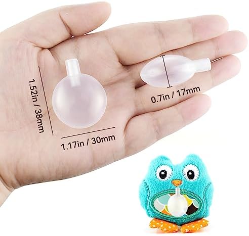 yuntop 50pcs Squeakers for Dog Toys, 30 mm Noise Maker Insert Replacement for Pet Supply Cat Toys