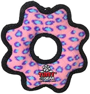 TUFFY® : Gear Ring Dog Toy: Ultra Durable Plush Toy with Multiple Layers & Reinforced Seams, Washable and Floats, Original Construction