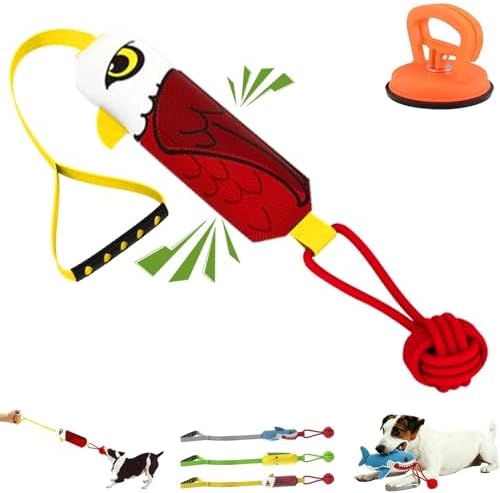 Shark Tug of War Dog Toy, 2026 New Squeaky Dog Tug Toy, Interactive Shark DogToys, Sharks Dog Tug Toy with Squeaker & Rope Knot, for Medium to Large Dogs (Eagle)